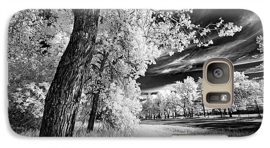 Infrared Galaxy S7 Case featuring the photograph Spring Sky by Dan Jurak