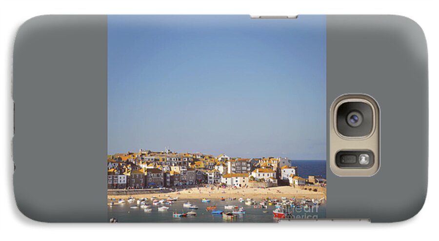 St Ives Galaxy S7 Case featuring the photograph St Ives harbour by Lyn Randle