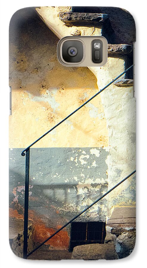 Architecture Galaxy S7 Case featuring the photograph Stone steps outside an old house by Silvia Ganora