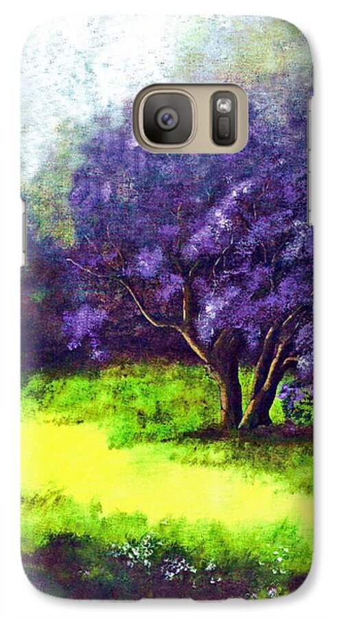 Fine Art Print Galaxy S7 Case featuring the painting Summer Mist by Patricia Griffin Brett