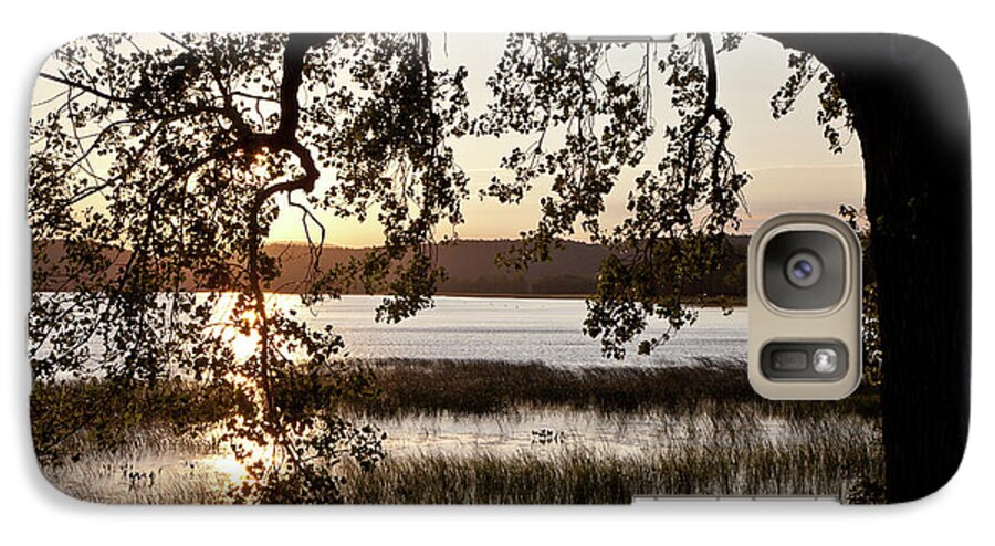 August Galaxy S7 Case featuring the photograph Sunrise Silhouette by Susan Cole Kelly