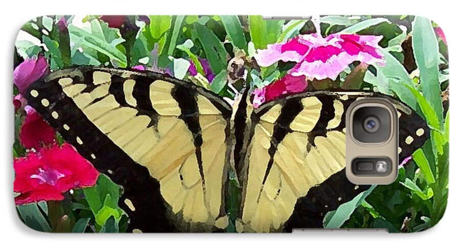 Swallowtail Galaxy S7 Case featuring the photograph Symmetry by Sandi OReilly