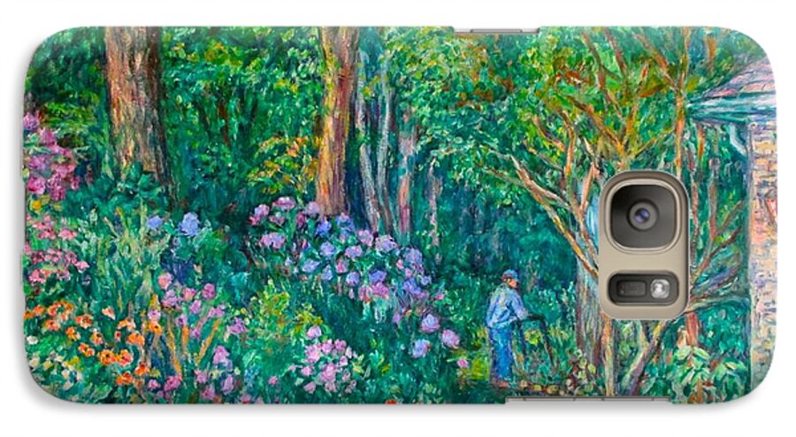 Suburban Paintings Galaxy S7 Case featuring the painting Taking a Break by Kendall Kessler