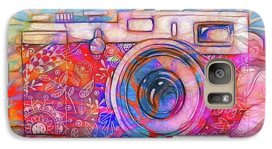 Camera Galaxy S7 Case featuring the digital art The Camera - 02v2 by Variance Collections