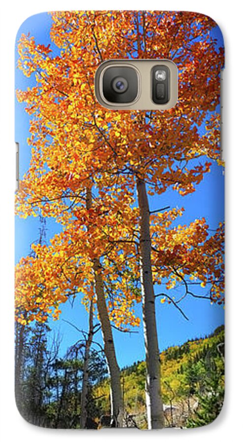 Aspen Galaxy S7 Case featuring the photograph The Hillside - Panorama by Shane Bechler
