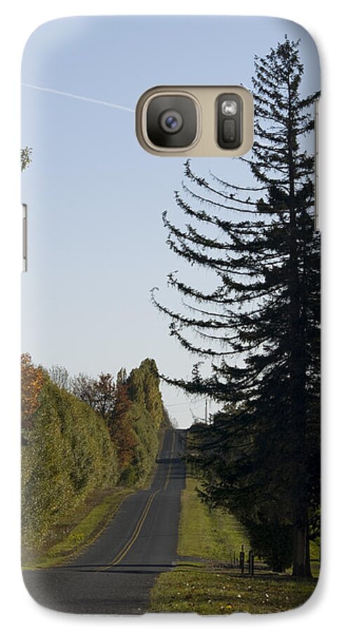Road Galaxy S7 Case featuring the photograph The Long Road by Tara Lynn