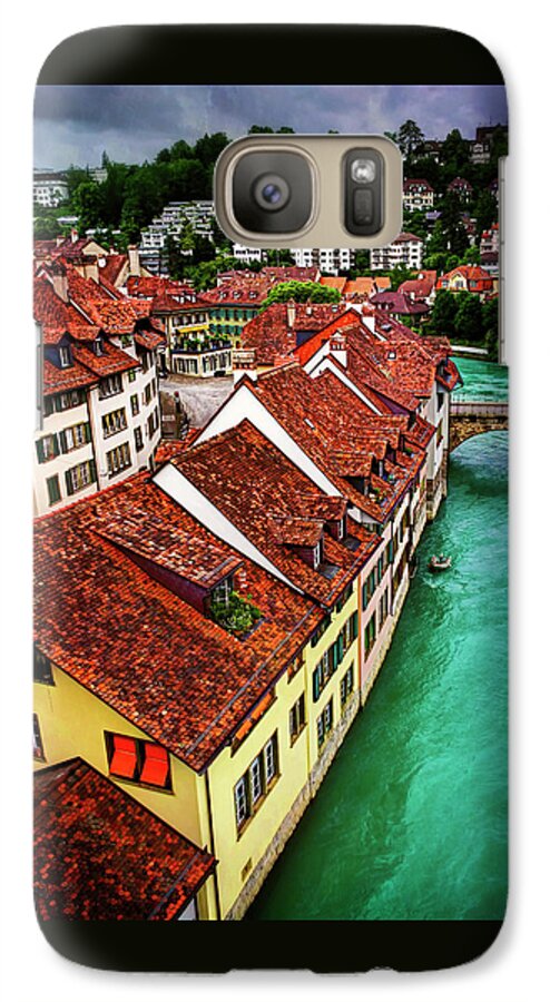 Bern Galaxy S7 Case featuring the photograph The Red Rooftops of Bern Switzerland by Carol Japp
