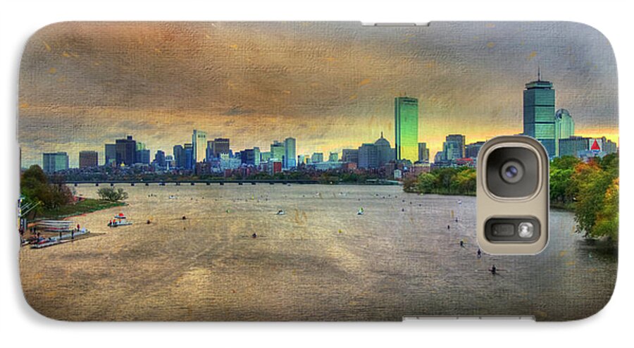 The Regatta Galaxy S7 Case featuring the photograph The Regatta - Head of the Charles - Boston by Joann Vitali