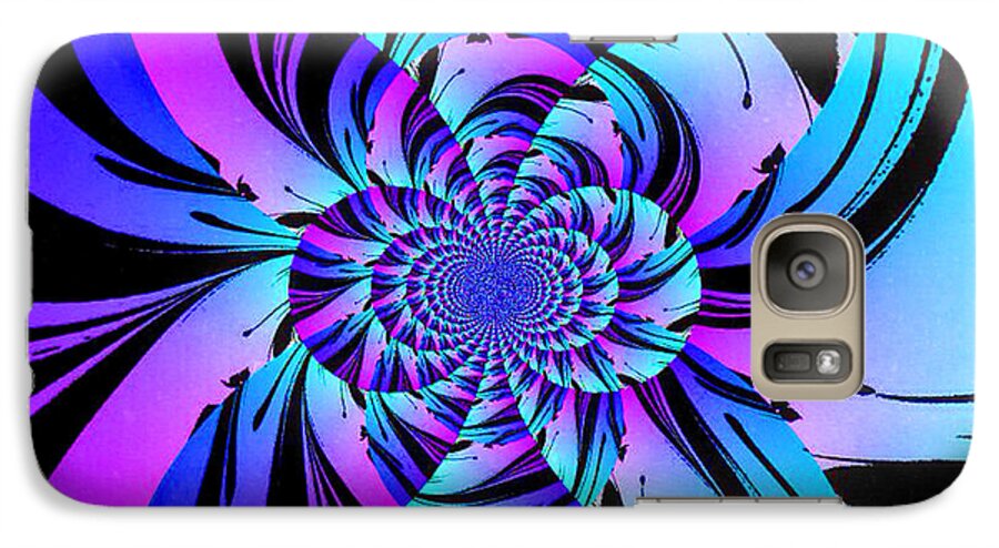 Fractal Galaxy S7 Case featuring the digital art Tropical Transformation by Kathy Kelly