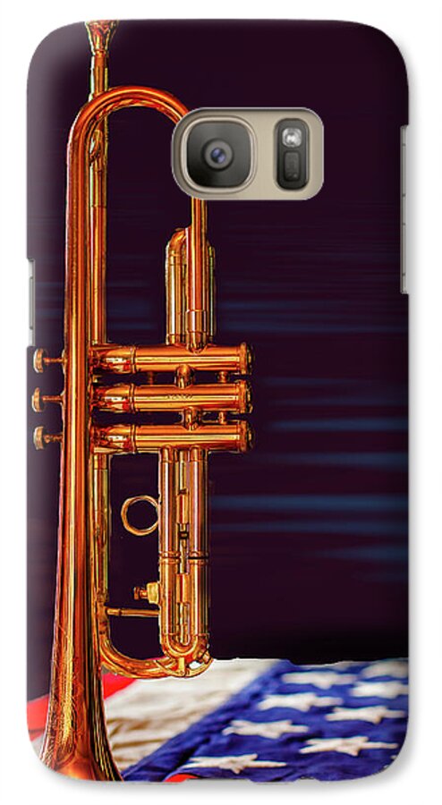 Tim Bryan Galaxy S7 Case featuring the photograph Trumpet-close up by Tim Bryan