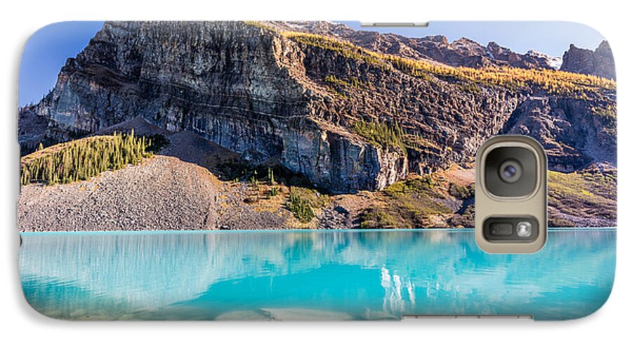 Lake Louise Galaxy S7 Case featuring the photograph Turquoise water of the scenic Lake Louise by Pierre Leclerc Photography