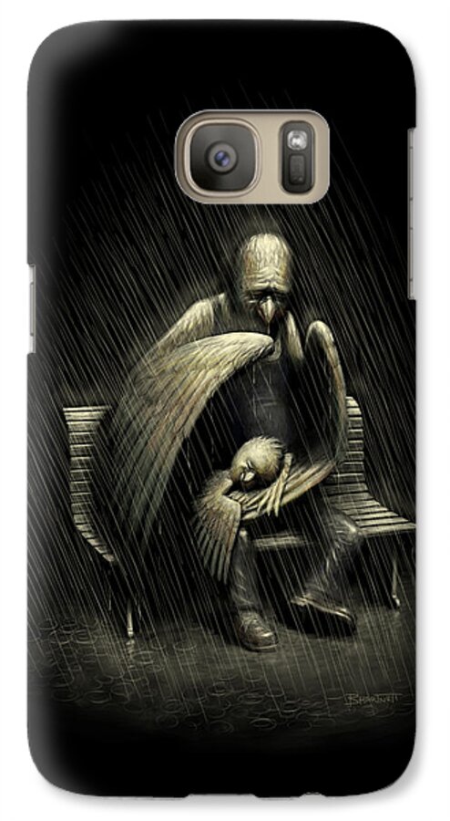 Love Galaxy S7 Case featuring the digital art Two Wings and a Prayer by Ben Hartnett