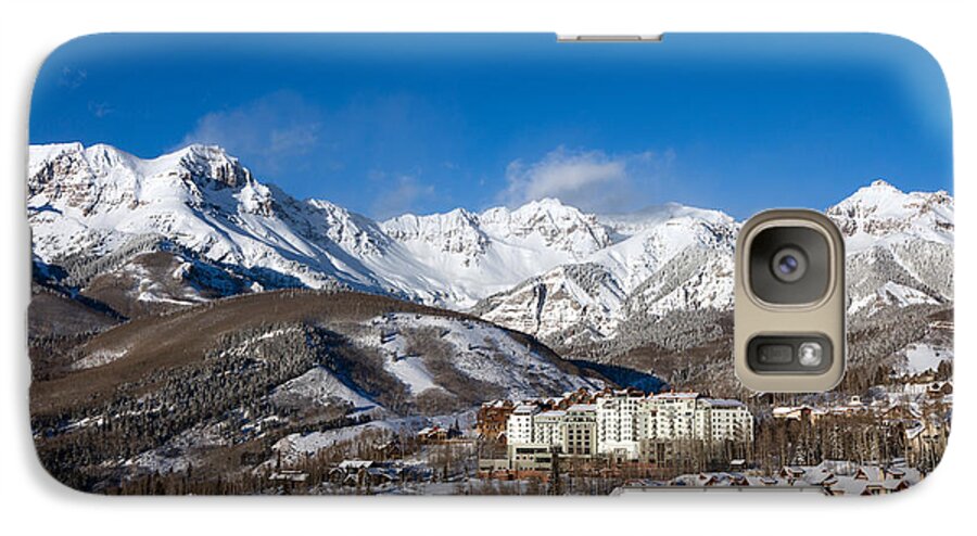 Carol M. Highsmith Galaxy S7 Case featuring the photograph View from the mountain above Telluride by Carol M Highsmith