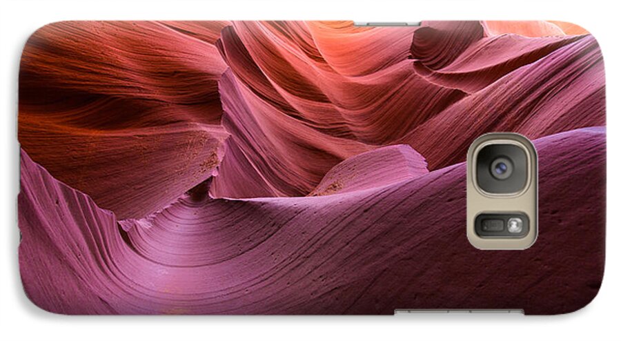 Lower Antelope Canyon Galaxy S7 Case featuring the photograph Waves-Lower Antelope Canyon by Tim Bryan