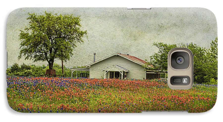 Wildflowers Galaxy S7 Case featuring the photograph Wildflowers Texas by Elena Nosyreva