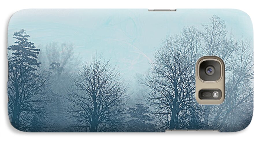 Trees Galaxy S7 Case featuring the digital art Winter Morning by Milena Ilieva