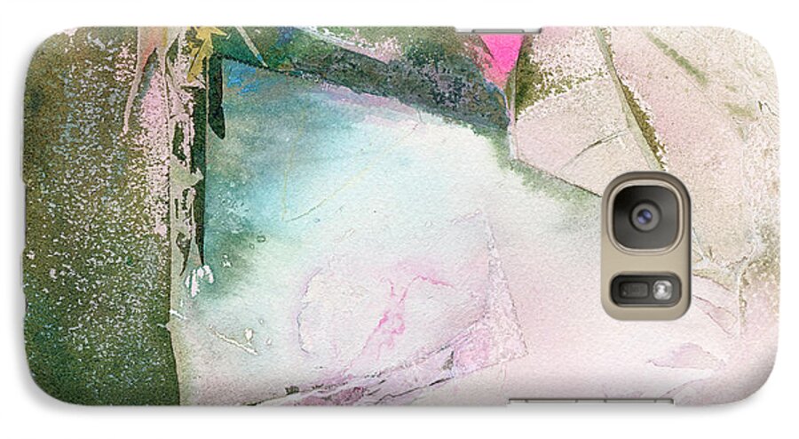 Abstract Painting Galaxy S7 Case featuring the painting Yin-Yang by Mary Sullivan
