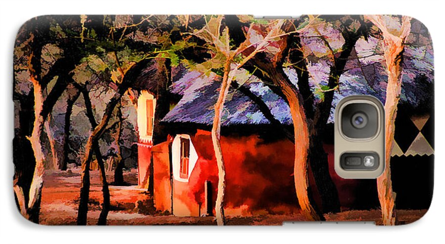South Africa Zulu Nation Galaxy S7 Case featuring the photograph Zulu Sunset by Rick Bragan