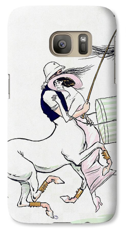 Coco Chanel And Arthur Capel, 1913 Galaxy S7 Case by Science Source -  Science Source Prints - Website
