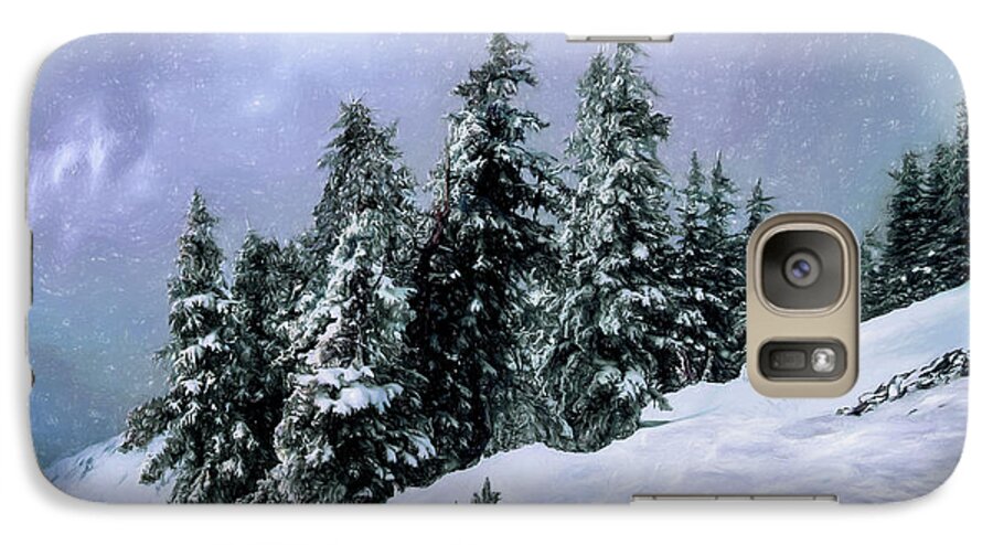 Snowbird Galaxy S7 Case featuring the photograph Hidden Peak by Jim Hill