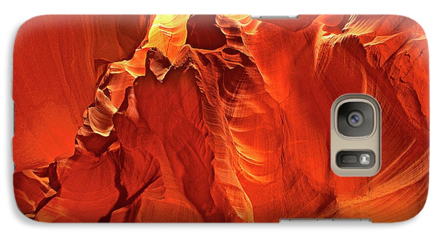 North America Galaxy S7 Case featuring the photograph Slot Canyon Formations In Upper Antelope Canyon Arizona by Dave Welling