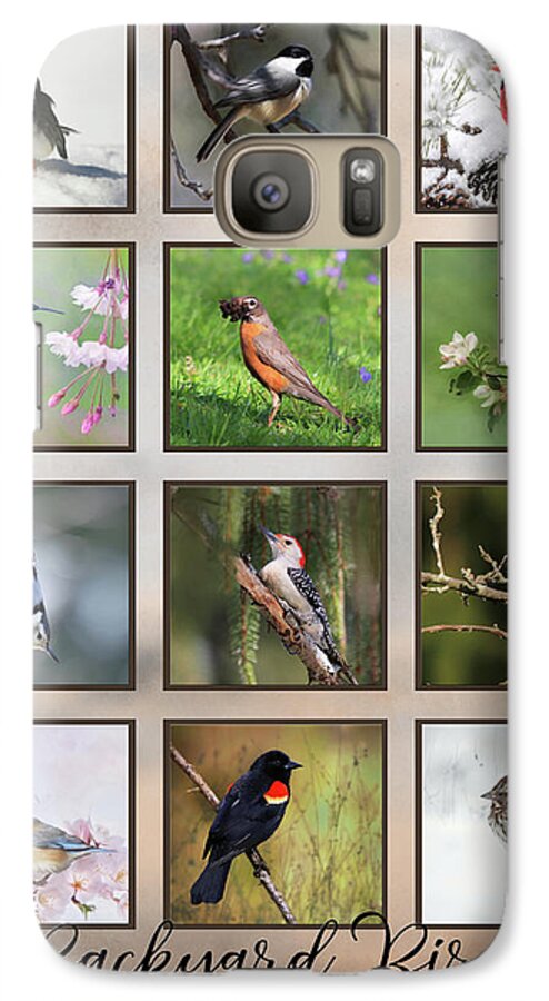 Birds Galaxy S7 Case featuring the photograph Backyard Birds by Lori Deiter
