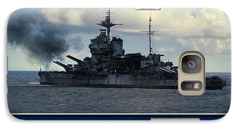 Hms Warspite Galaxy S7 Case featuring the digital art HMS Warspite by John Wills