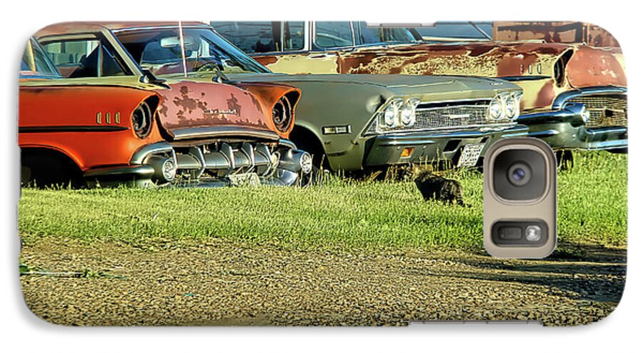Junked Cars Galaxy S7 Case featuring the digital art My Cars by Cathy Anderson