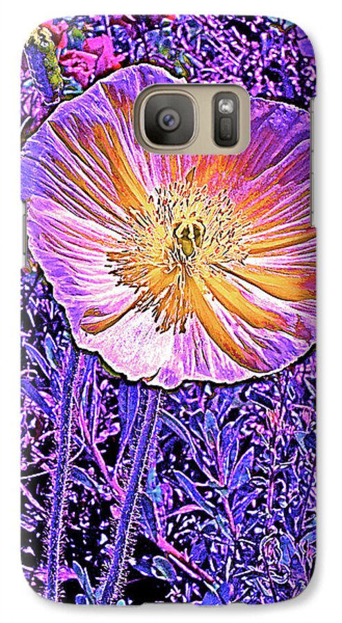 Flowers Galaxy S7 Case featuring the photograph Poppy 3 by Pamela Cooper