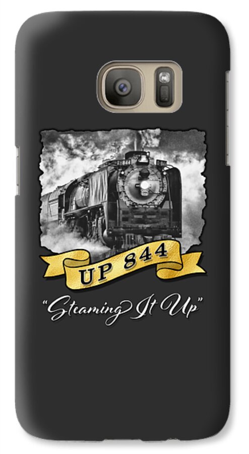 Locomotive Galaxy S7 Case featuring the photograph UP 844 Steaming It Up by Bill Kesler
