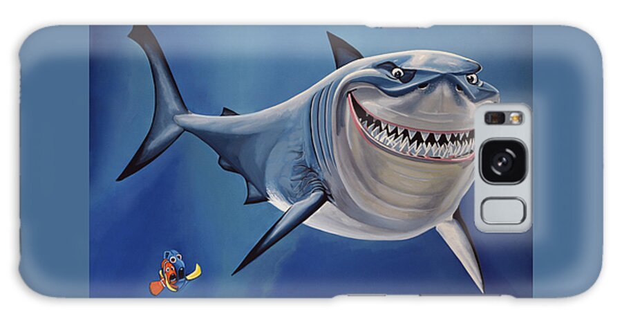 Finding Nemo Galaxy Case featuring the painting Finding Nemo Painting by Paul Meijering