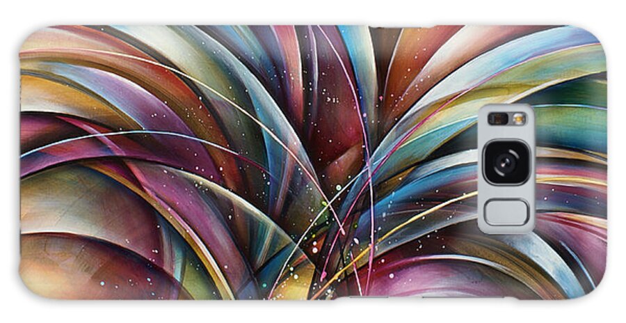 Abstract Galaxy Case featuring the painting ' Lilys Song 2' by Michael Lang