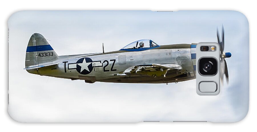 Ground Attack Day Galaxy Case featuring the photograph  Republic P-47d Thunderbolt by Puget Exposure