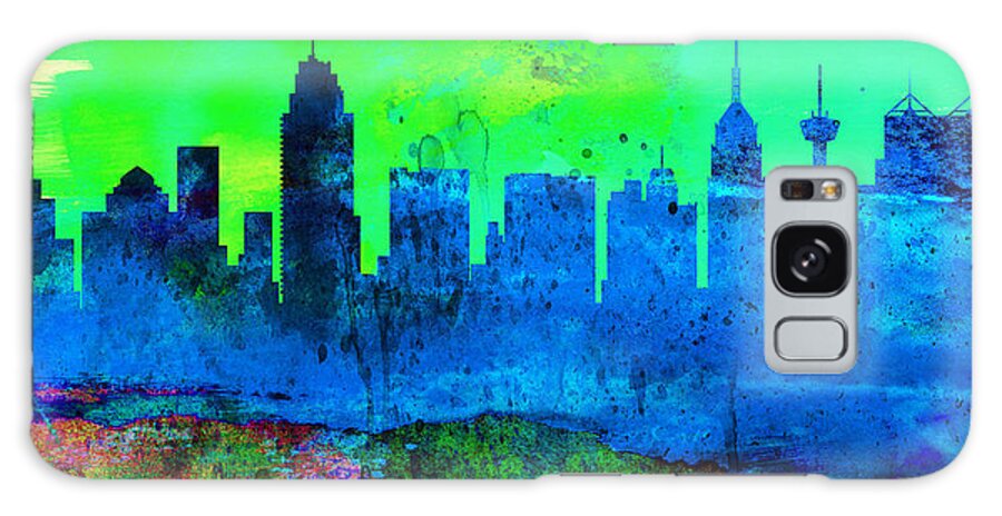 San Antonio Galaxy Case featuring the painting San Antonio City Skyline by Naxart Studio