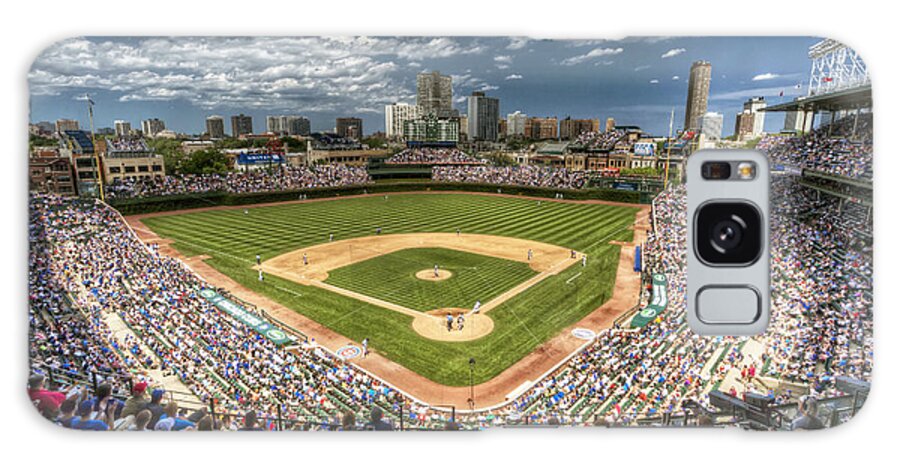 Wrigley Galaxy Case featuring the photograph 0234 Wrigley Field by Steve Sturgill