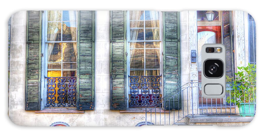 French Galaxy Case featuring the photograph 0272 French Quarter 1 - New Orleans by Steve Sturgill