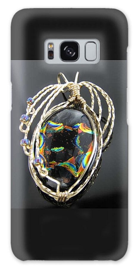 Pendant Galaxy Case featuring the jewelry 0623 Fish Cave by Dianne Brooks