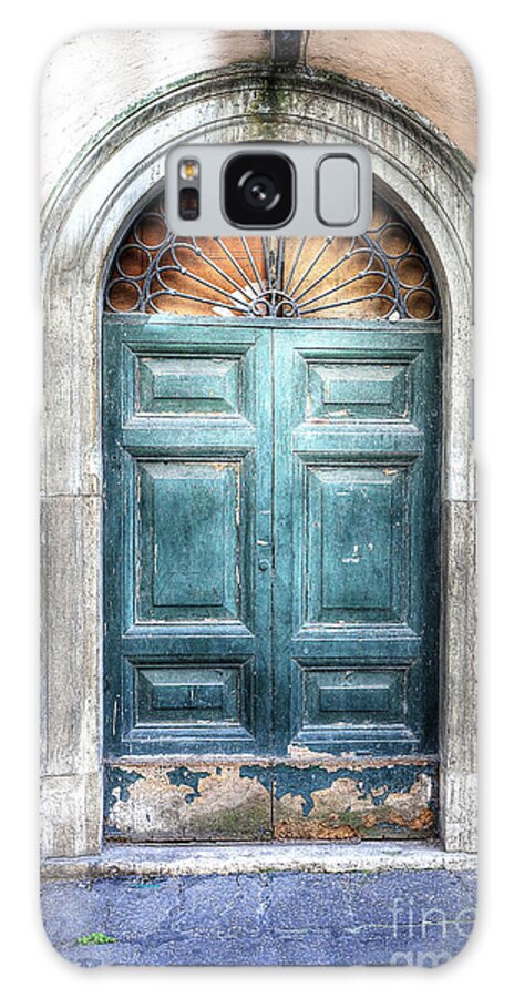 Rome Galaxy Case featuring the photograph 0790 Roman Door by Steve Sturgill