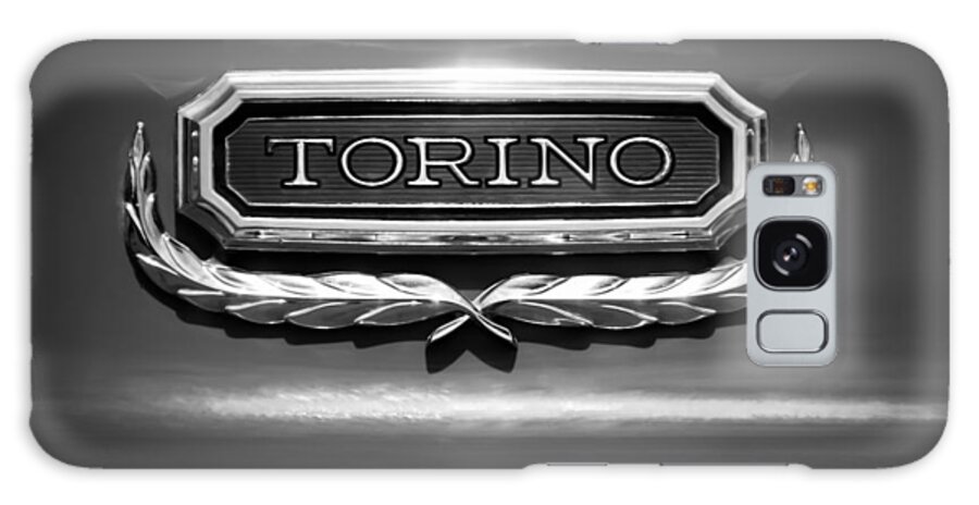 1965 Ford Torino Emblem Galaxy Case featuring the photograph 1965 Ford Torino Emblem by Jill Reger