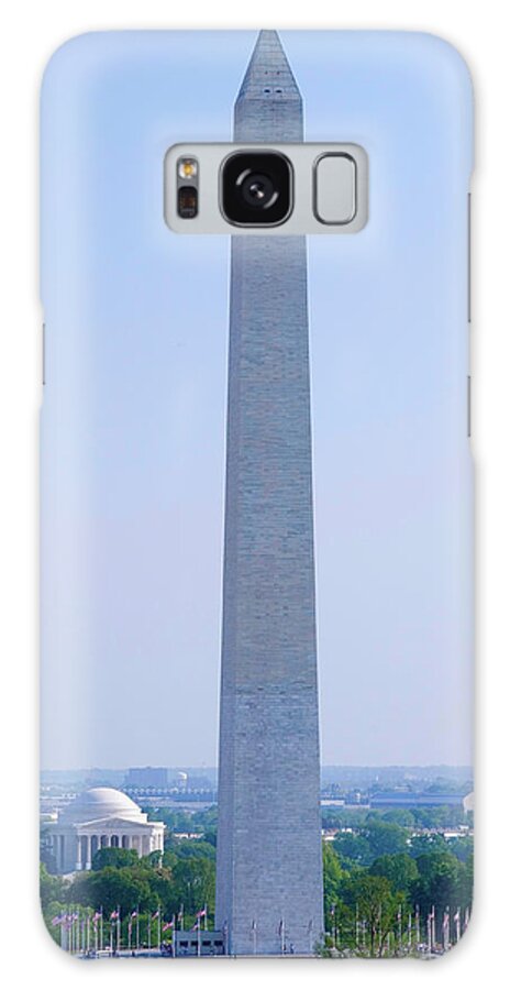 Photography Galaxy Case featuring the photograph Aerial View Of Washington Monument #1 by Panoramic Images