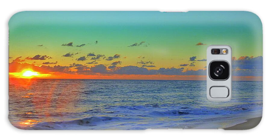 Sunrise.beach.sun. Galaxy S8 Case featuring the photograph Badsunrise #1 by Robert Francis