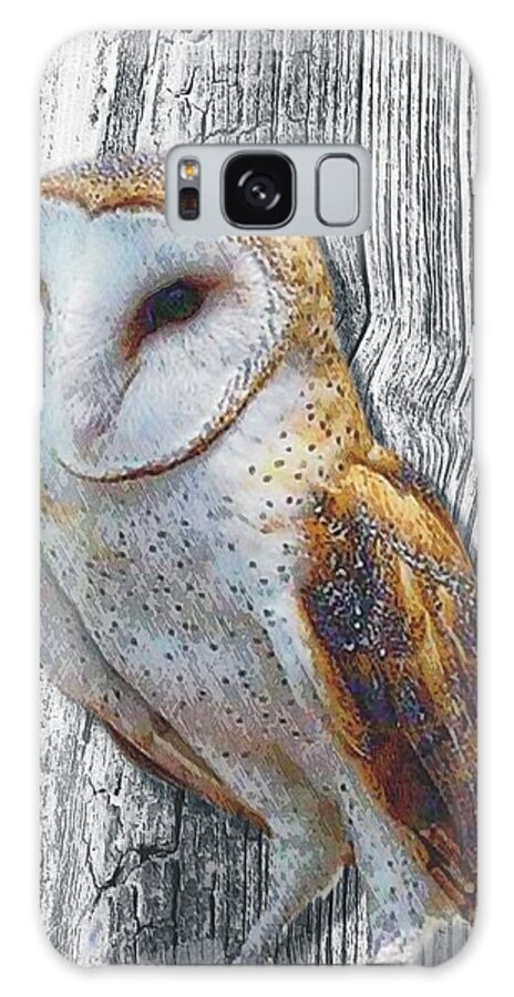 Barn Owl Galaxy Case featuring the photograph Barn Owl #1 by Joe Duket