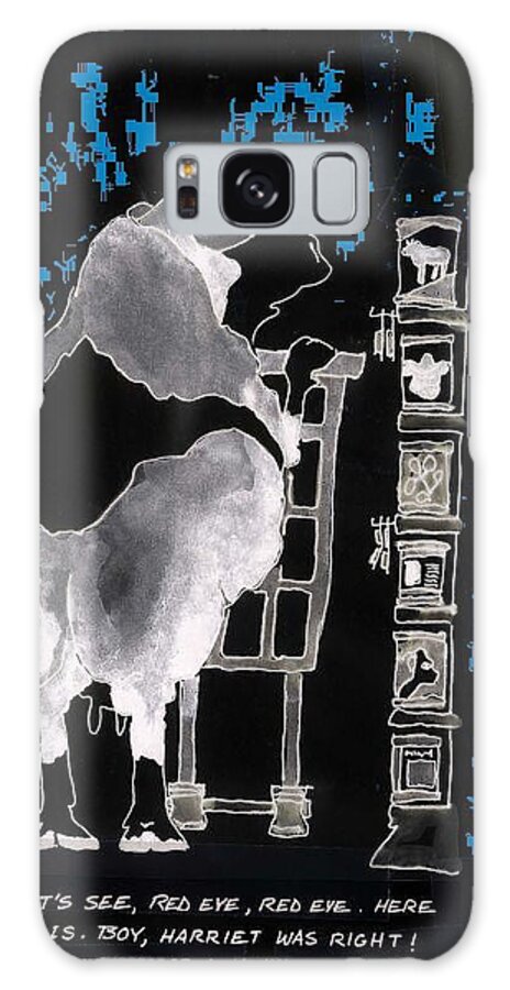 Beef Galaxy Case featuring the photograph Marketing 2 by Larry Campbell