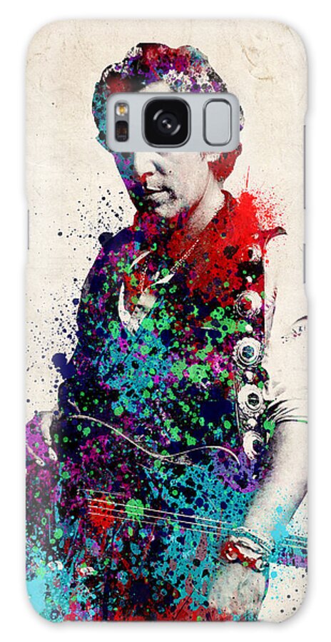 Bruce Springsteen Galaxy Case featuring the painting Bruce Springsteen #1 by Bekim M