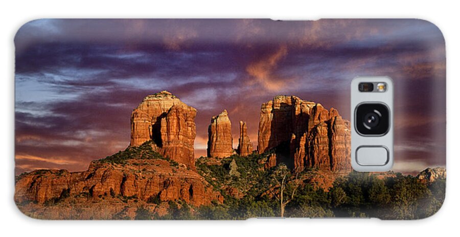 Cathedral Rock Galaxy Case featuring the photograph Cathedral Rock #1 by Diana Powell