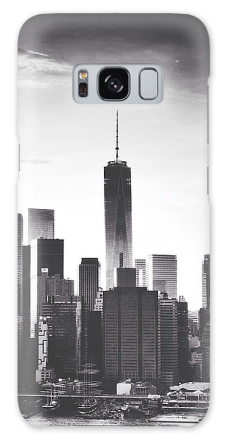 Skyline Galaxy Case featuring the photograph Chiaroscuro City #2 by Natasha Marco