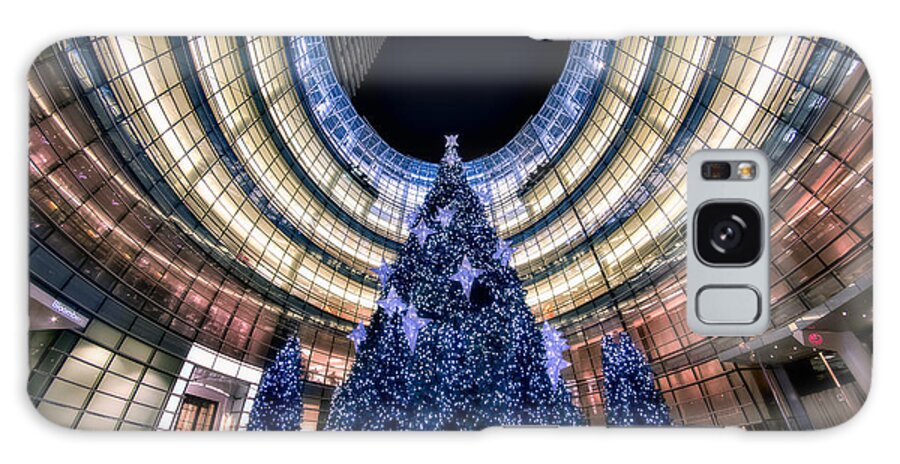 Christmas Tree Card Galaxy Case featuring the photograph Christmas Card #1 by Eduard Moldoveanu