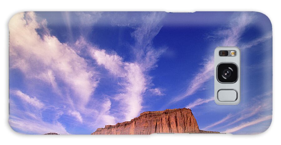 00340878 Galaxy Case featuring the photograph Clouds Over Monument Valley by Yva Momatiuk and John Eastcott