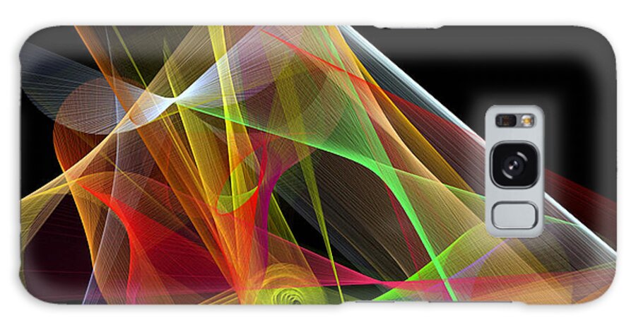 Abstract Art Galaxy S8 Case featuring the digital art Color Symphony #1 by Rafael Salazar