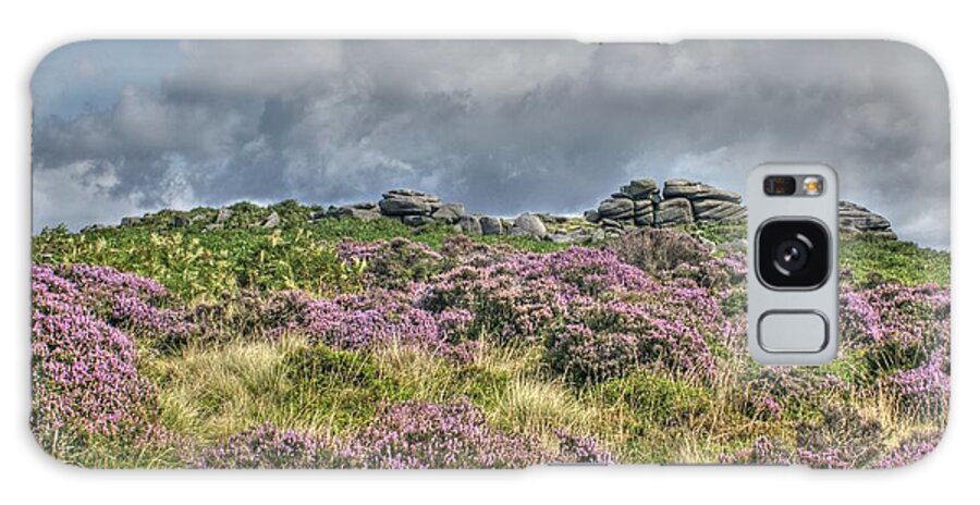 Moorland Galaxy Case featuring the photograph Derbyshire Heather #1 by David Birchall